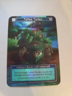 TUFTED TURTLES - Nm Foil - Sorcery Contacted Realm Beta - Image 1