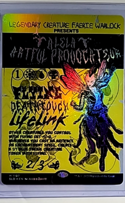 MTG Magic The Gathering SLD Secret Lair Poster Foil Alela Artful Provoceteur - Image 1