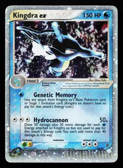 Kingdra ex 92/97 Ultra Rare EX Dragon Pokemon Card - Image 1