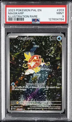 2023 POKEMON PAL EN-PALDEA EVOLVED ILLUSTRATION RARE #203 MAGIKARP PSA 9 - Image 1