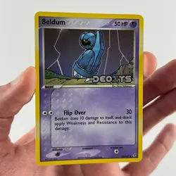 Beldum 55/107 STAMPED Ex Deoxys Reverse Holo - 2005 Pokemon TCG - Image 2