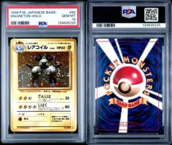 Magneton 1996 Pokemon Base Set JPN Holo #82 PSA GEM MT 10 - Image 3