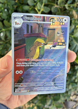 Gumshoos Full Art, Pokemon Near Mint, Mega Evolution, Illustration Rare, 153/132 - Image 1