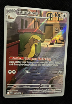 Gumshoos Full Art, Pokemon Near Mint, Mega Evolution, Illustration Rare, 153/132 - Image 3