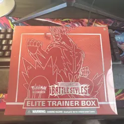 Battle Styles RED Elite Trainer Box ETB [Single Strike Urshifu] SEALED Pokemon - Image 1