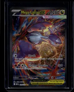 Pokemon TCG Mega Latias ex 181/132 Mega Evolution Special Illustration NM - Image 1