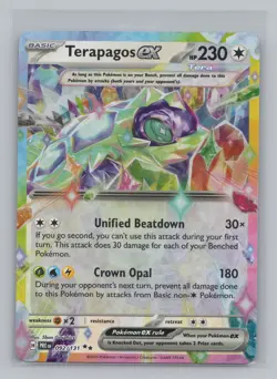 Pokemon Stellar Crown Terapagos ex 128/142 - Image 1