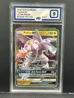 Palkia GX 101/156 - 2018 Sun & Moon Ultra Prism Pokemon TCG PG 9 Mint - Image 1