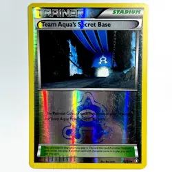 Team Aqua's Secret Base 28/34 Uncommon Reverse Holo POKEMON TCG LP - Image 1
