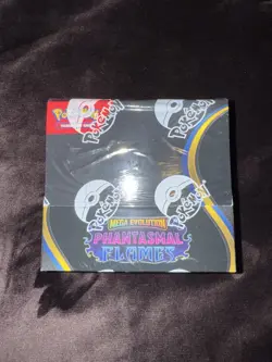 Pokemon Mega Evolution - Phantasmal Flames Booster Box - NEW SEALED - Image 1