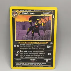 Umbreon NM Unlimited Neo Discovery 32/75 Pokemon TCG Regular - Image 2