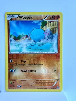 Wooper 38/98 XY Ancient Origins REVERSE HOLO Pokemon LP - Image 1