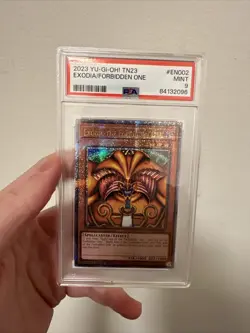 2023 Yu-Gi-Oh! TN23 Exodia The Forbidden One 25th Anniversary Tin QC PSA 9 - Image 1