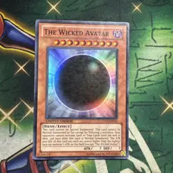 Yugioh! The Wicked Avatar CT07-EN023 Super Rare Limited Edition NM - Image 1