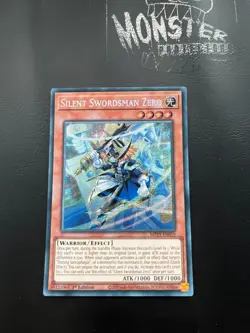 YUGIOH SILENT SWORDSMAN ZERO PRISMATIC SECRET RARE MP25-EN059 1ST EDITION - Image 1
