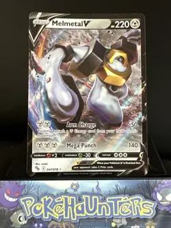 Pokemon Card Melmetal V 047/078 Pokemon Go Half Art Rare Near Mint - Image 1