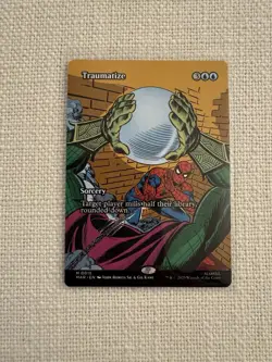 Traumatize (Borderless) M0015 Spider-Man MTG Magic the Gathering NM - Image 1