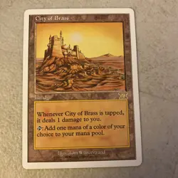 CITY OF BRASS • 6th Edition • MTG - Magic the Gathering • NM - Image 1