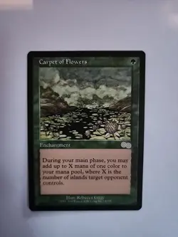 Mtg Carpet of Flowers Urza's Saga Regular - Image 1