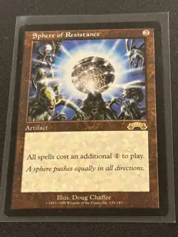 Exodus Sphere of Resistance MTG Magic the Gathering LP - Image 1