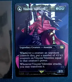 Magic:The Gathering Final Fantasy Vincent Valentine Surge Foil Card #0528 Mint🔥 - Image 1