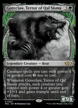 Goreclaw, Terror of Qal Sisma * FOIL * - MTG MUL Multiverse Legends - NM/MINT - Image 1