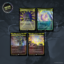MTG Secret Lair ~ Showcase: Neon Dynasty Neon Ink FOIL ~ Sealed SLD Magic - Image 1