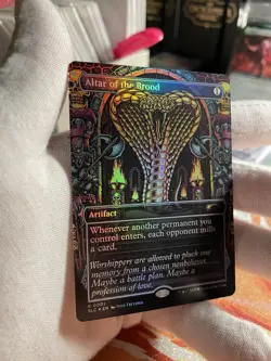 Altar Of The Brood-MTG-Secret Lair Encyclopedia Of Magic ✨🐍Nm Foil 🐍✨ - Image 1