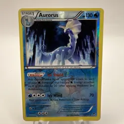 Pokemon 2014 XY Furious Fists Aurorus #26/111 (Cosmos Holo) LP/MP - Image 1