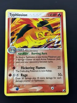 Typhlosion - Pokemon Card - 17/115 - EX Unseen Forces - Non Holo - 2005 - Image 1