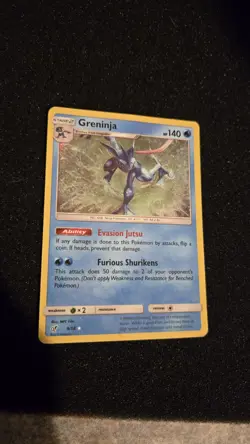 💥 Greninja 9/18 SM Detective Pikachu Holo Rare Exclusive Movie Promos Pokemon - Image 1