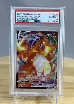 Charizard VMAX 020/189 PSA 10 Darkness Ablaze Pokemon 2020 - Image 1