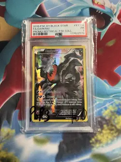 Darkrai XY114 Black Star Promo Pokemon 2016 XY Mythical Collection PSA 1 - Image 1