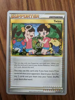 Twins 89/102 2011 World Championship English Pokemon Card ROSS CAWTHON - Image 1