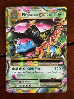 Pokemon XY Evolutions M Venusaur Ex 2/108 Holo Rare - Image 1