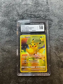 Pokemon CGC 10 GEM MINT - Crown Zenith Galarian Gallery Pikachu GG30/GG70 - Image 1