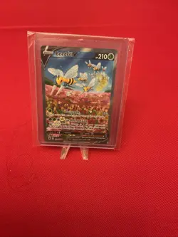 Pokemon TCG Beedrill v Astral Radiance Holo Ultra Rare Card 161/189 NM Condition - Image 1