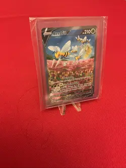 Pokemon TCG Beedrill v Astral Radiance Holo Ultra Rare Card 161/189 NM Condition - Image 2