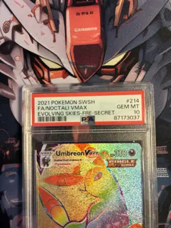 2021 POKEMON EVOLVING SKIES UMBREON VMAX PSA 10 -MISLABEL- - Image 2