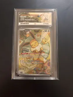 Eevee SVP 173 Pokemon Prismatic Evolutions Black Star Promo ACE 9 - Image 1