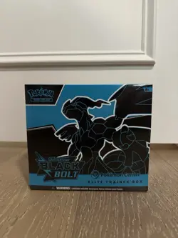 Black Bolt Elite Trainer Box ETB Pokemon Center Exclusive New Sealed - Image 1