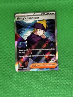 Pokemon Mortys Conviction Full Art Temporal Forces 201/162 - Image 1