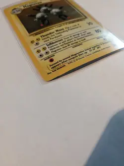 Pokemon TCG Magneton Base Set 9/102 Holo Unlimited Holo Rare Damaged - Image 2