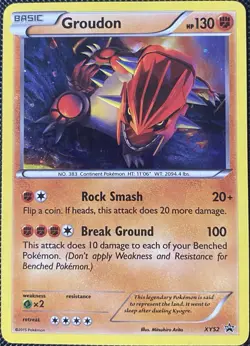 Groudon XY52 XY Cosmos Holo Promo (See Photos) Pokemon Card - Image 1