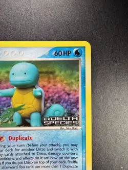 Ditto (Squirtle) EX Delta Species 40/113 Reverse Holo STAMPED Pokemon Card TCG - Image 3