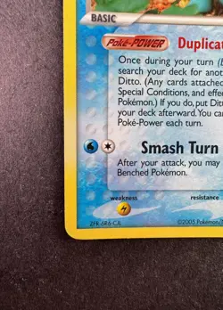 Ditto (Squirtle) EX Delta Species 40/113 Reverse Holo STAMPED Pokemon Card TCG - Image 5