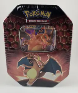 Pokemon Hidden Fates Charizard GX Promo Tin - Factory Sealed - OOP Rare - NEW - Image 1