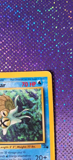 NEAR MINT (NM) 1ST EDITION Omastar - Fossil Set 40/62 Pokemon Card - Image 4