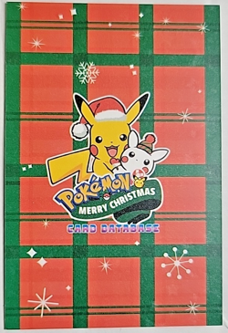 Poncho Pikachu Lugia Blue Holo Pokemon Card Database Merry Christmas Peru - Image 2