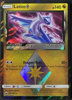 Latios Prism Star 108/168 Sm-Celestial Storm Holo - Pokemon Card - Image 1